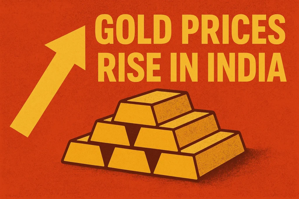 Gold prices rise in India — new 24K, 22K, and 18K rates in Chennai, Hyderabad, and Bengaluru.